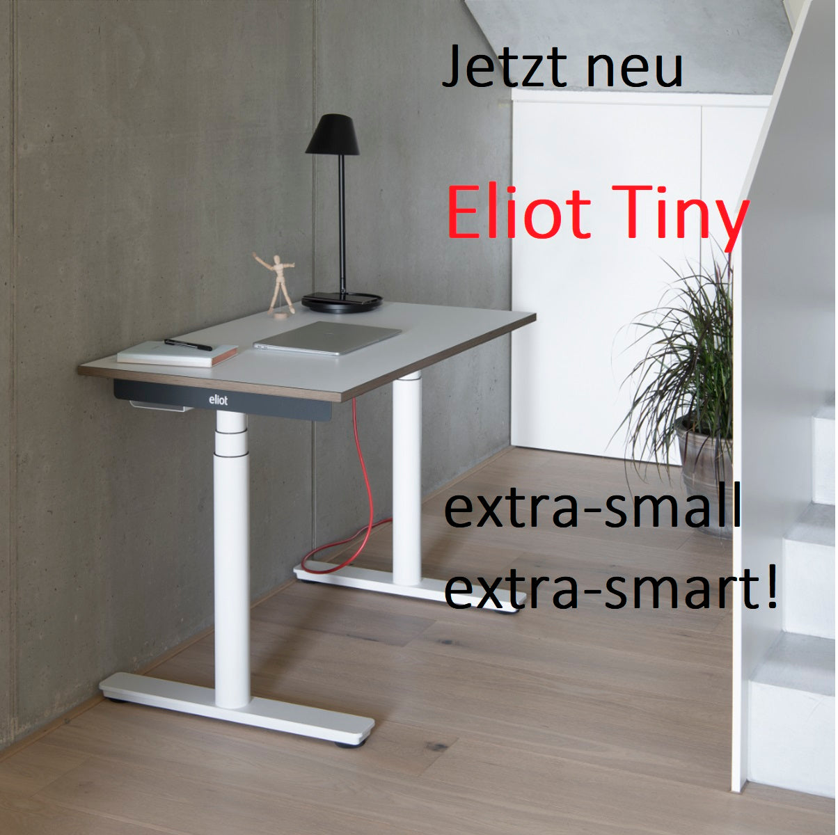 mehr Bewegung in deinem Büroalltag mit dem höhenverstellbaren Schreibtisch, Bürotisch Eliot von Smartfurniture